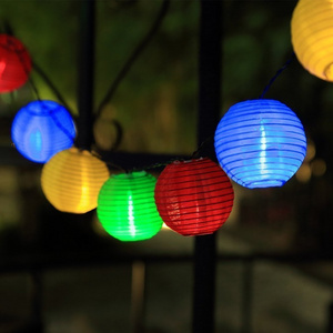 Multicolor Solar Lantern String Lights LED Solar Lantern Lights for Garden Home Patio Lawn Party and Holiday Decorations