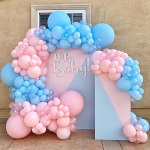 Pink Blue Baby Gender Reveal Balloon Arch Kit For Boys Girls Birthday Babyshower Party Decoration