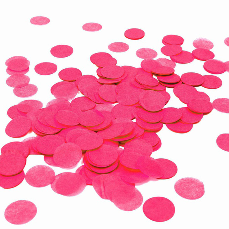 Throwing Colorful Tissue Paper Confetti Push Pop Konfetti Biodegradable Round Confetti For Wedding&Event Decoration