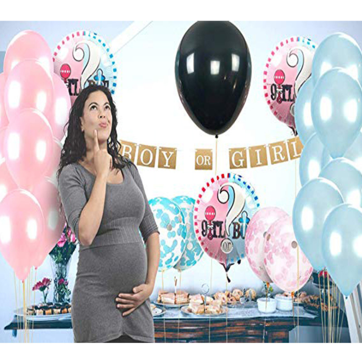 Wholesale hot sale boy and girl gender reveal party balloon suit its a girl gender photo props