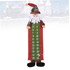 Christmas Countdown Calendar Christmas Advent Calendar Christmas Year Hanging Ornament Home Office Door Decoration