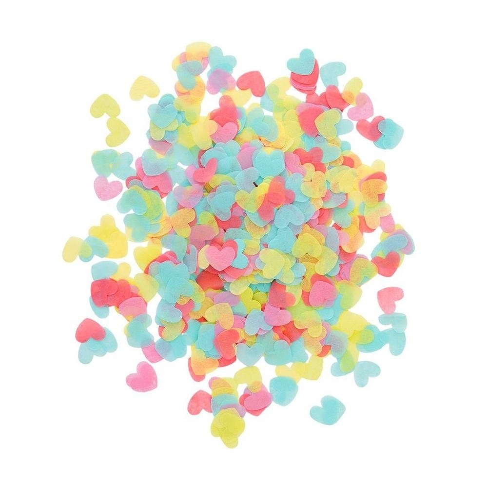 Wholesale Colorful Round Heart Wedding Biodegradable Paper Confetti