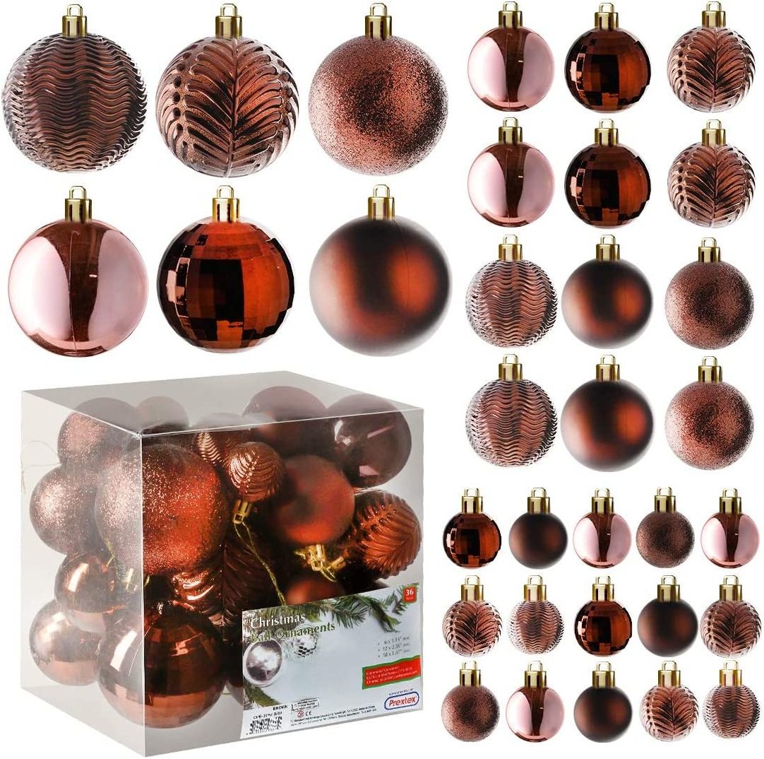 Christmas tree decor balls Ornaments indoor Pendant mass production with Hanging Loop Holiday Party Decoration