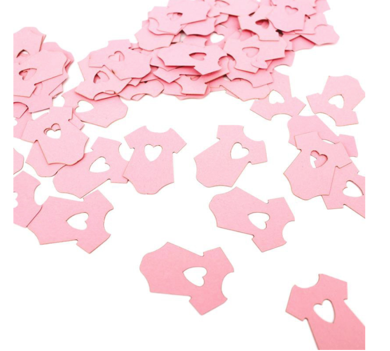 hot sale Pink Blue Glitter Gold Silver Little Cloth Confetti Gender Reveal Baby Shower Party Decoration