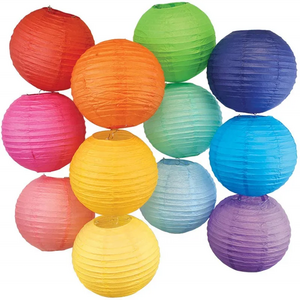 8" High quality Hanging Paper Lantern paper lanterns bulk Parties Decor for Christmas Festival