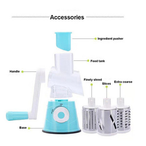 Handheld Mini Meat Slicer Spiral Vegetable Slicer Chopper Food Processor With Meat Grinder Vegetables Cutter Fruits Chopper