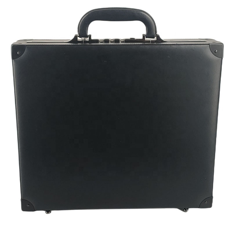 High quality brief case professional leather briefcase box briefcases with locks briefcase bag for men wholesale from China