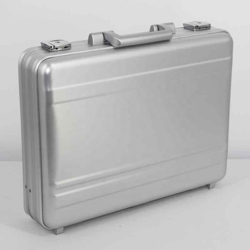 Waterproof aluminium tool cases carry hard shell storage boxes carrying case custom foam insert for equipment organizer silver