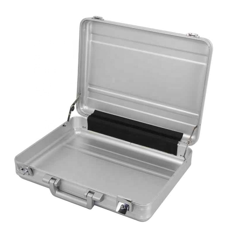 Super solid mold  empty aluminum tool carry case large rugged hard shell tool storage box organizer for equipment protective