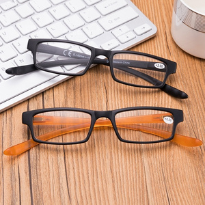 Sunbest 2069 OEM Custom Logo Plastic Rectangle Frame Presbyopic Glasses Long Temple Spring Hinge UV Reading Glasses