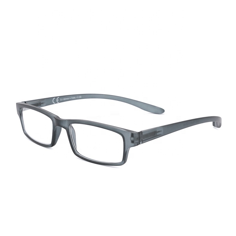 Sunbest 2069 OEM Custom Logo Plastic Rectangle Frame Presbyopic Glasses Long Temple Spring Hinge UV Reading Glasses