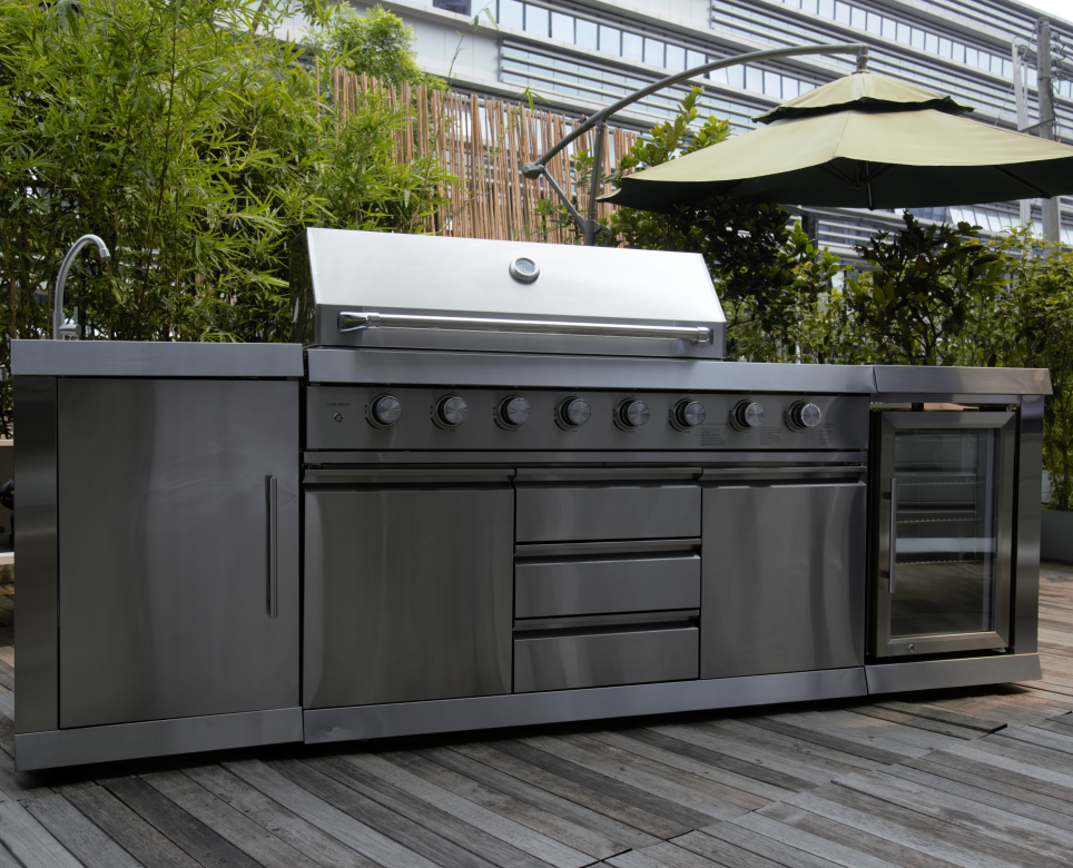 Waterproof outdoor kitchen all stainless steel outdoor kitchen bbq island garden kitchen island