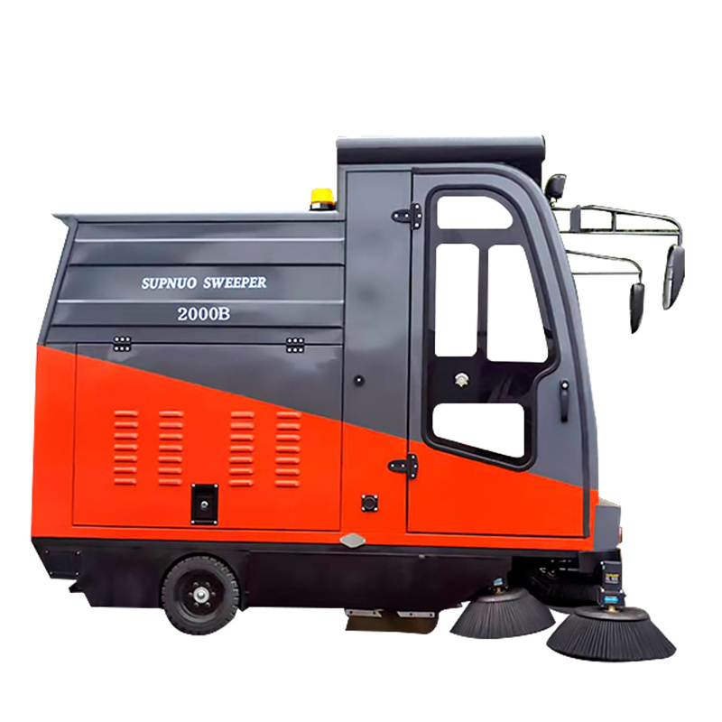 SBN-2000B Automatic Mops Cleaning Floor Machine Electric Ride On All Enclosed China Original Ground Cleaner