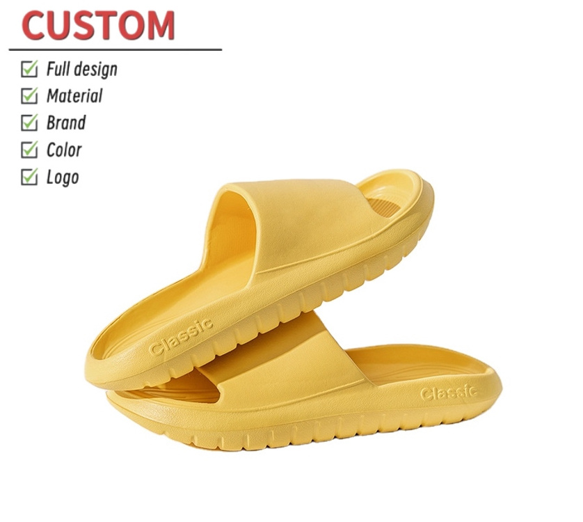 with logo bath slippers made in China Thermal men slipper slides custom skate shoe