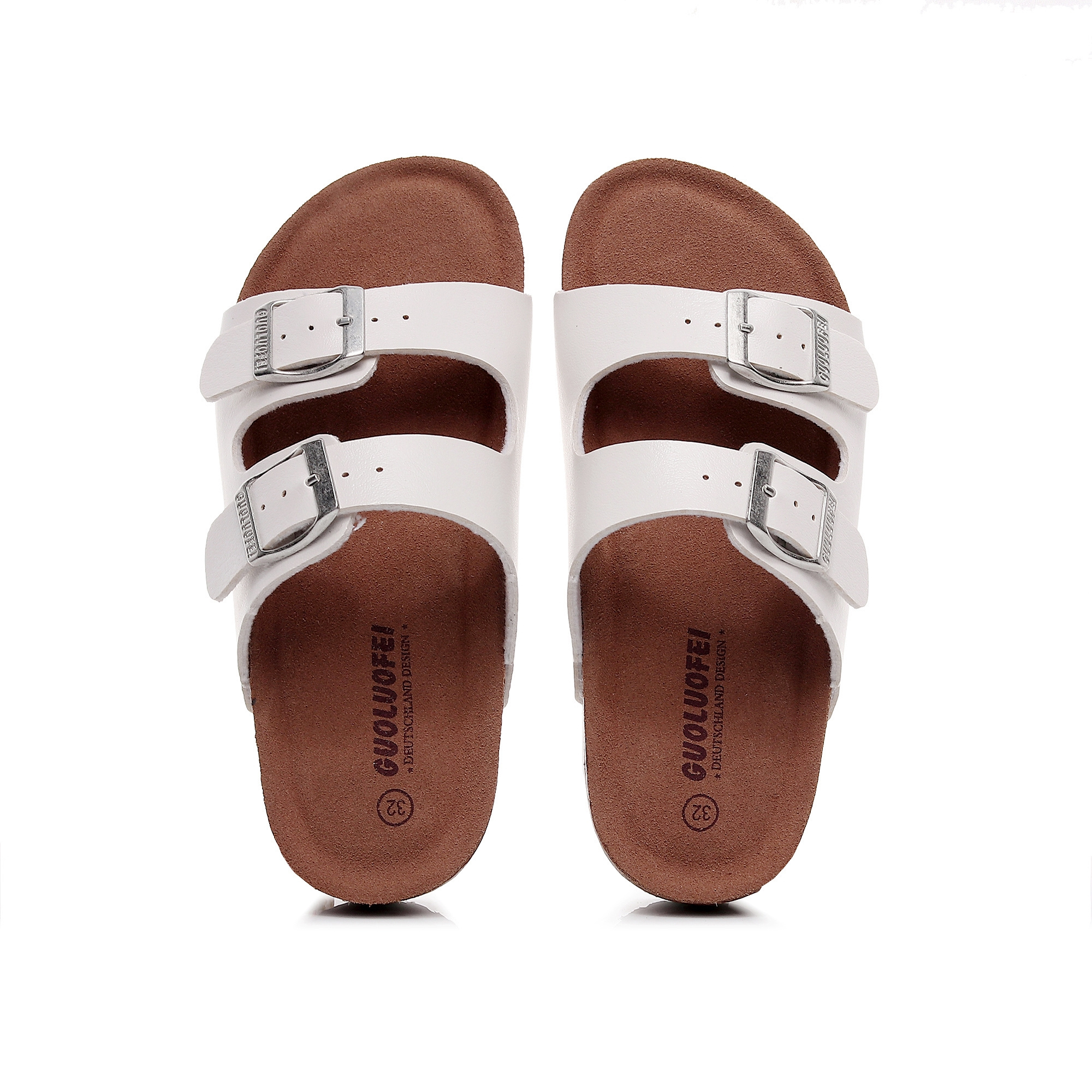 2023 New Summer Women Beach Flip Flops Casual Men Nubuck Leather Non-slip Cork Slippers Slides Shoe