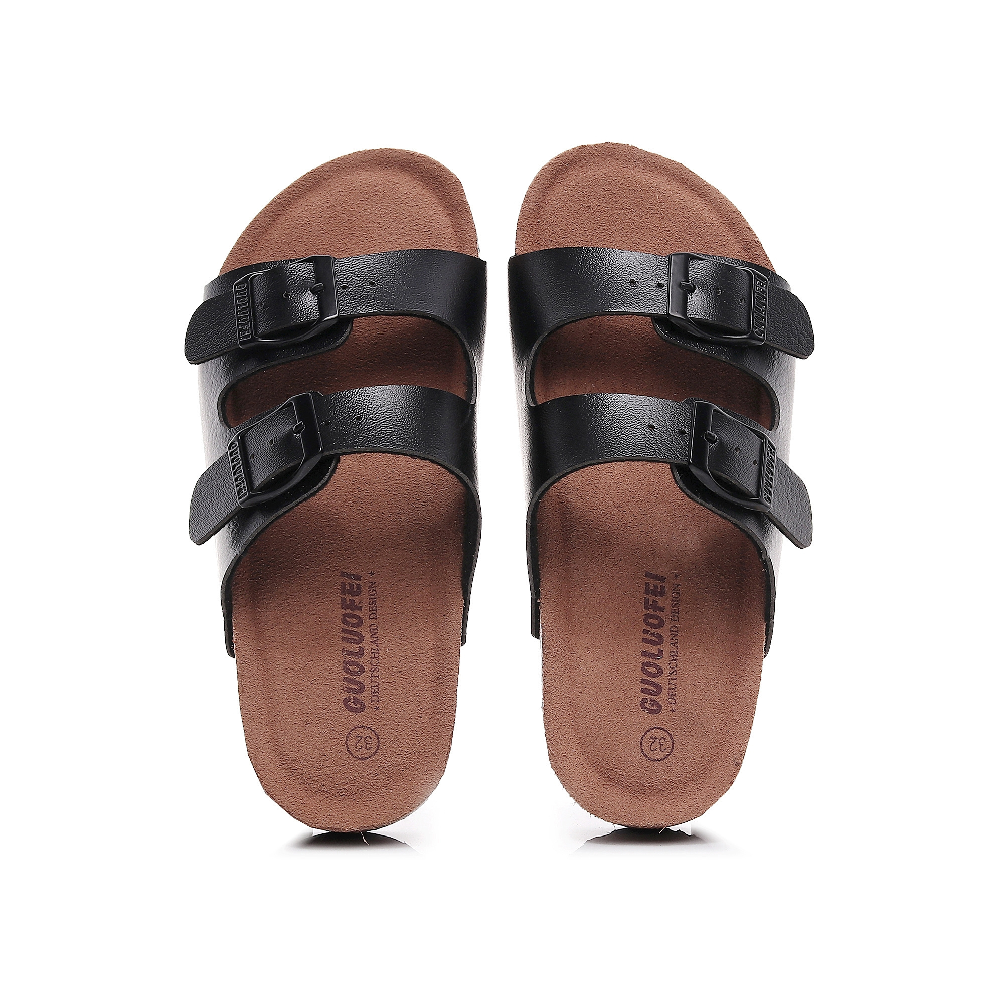 2023 New Summer Women Beach Flip Flops Casual Men Nubuck Leather Non-slip Cork Slippers Slides Shoe