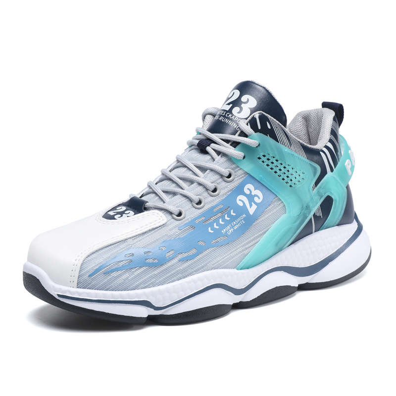 2023 Men's casual sneakers versatile breathable wear-resistant running basketball shoes