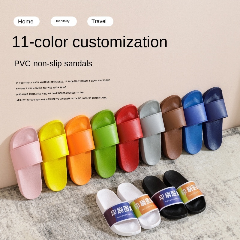 black slides embossed men new design rubber slippers