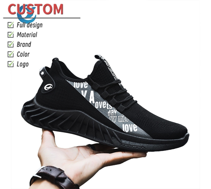 logo running shoes custom with high quality