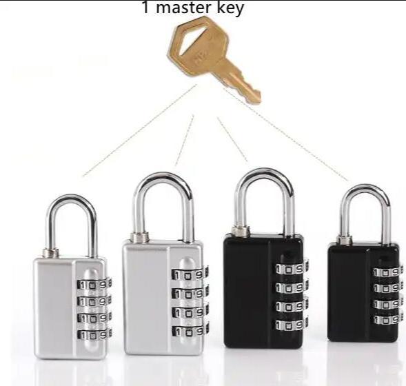 Factory price storage Gym padlock 30mm combination zinc alloy combination padlock with master key