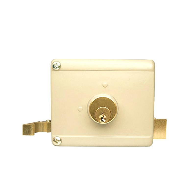 Security brass cylinder deadbolt lock Rim Night Latch Lock rim door lock