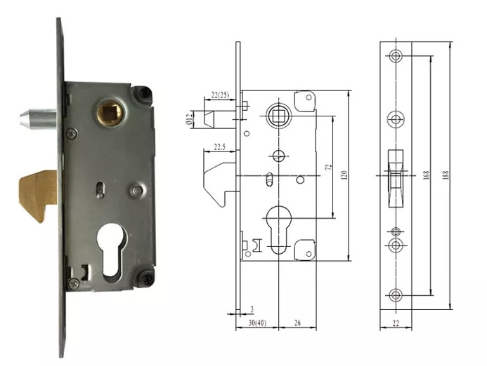 zinc alloy latch Sliding hook lock for steel gate door hook lock sliding door