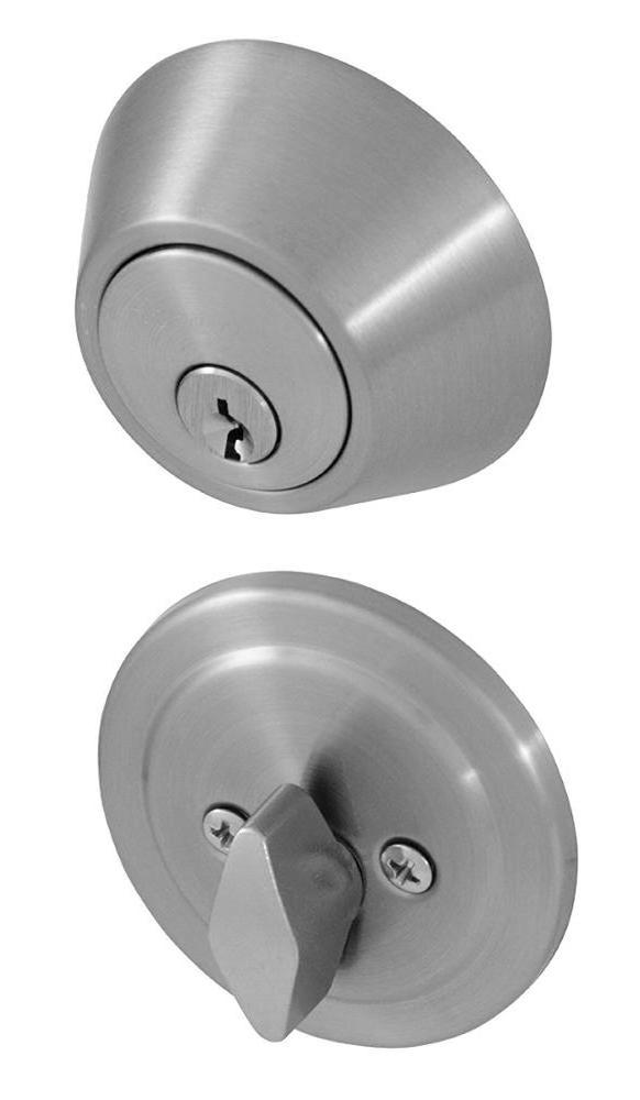 High Security ANSI Grade 3 Door lock Satin Stainless Steel Hidden Deadbolt door Lock Set