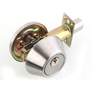 Commercial Single deadlock Lock knob ANSI Grade 2 Deadbolt removable door lock and key