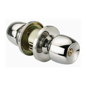 zhongshan Adjustable latch Light-Duty Commercial cylinder Entry door lock round Knob Tubular lever lockset door handle lock