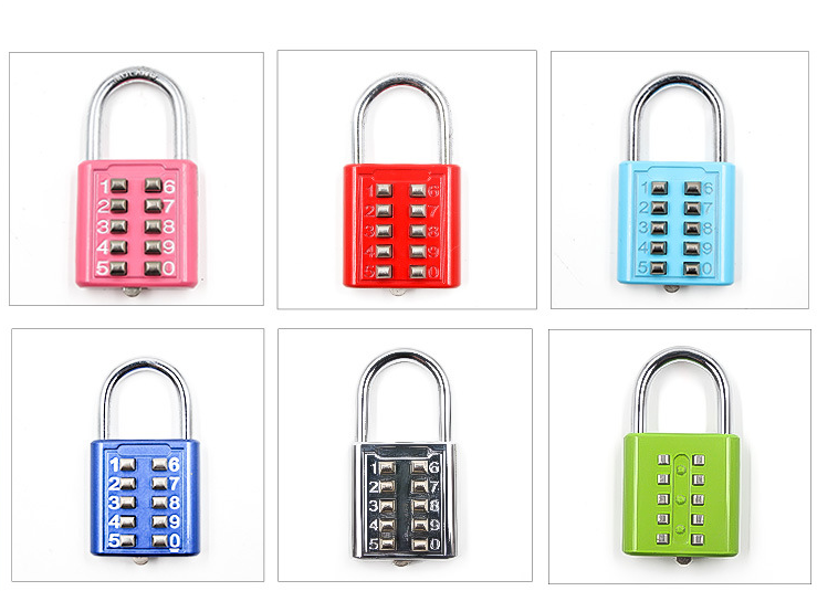 Code Luggage bag lock  Zinc alloy combination suitcase lock 5 digit Code suitcase lock padlock with number