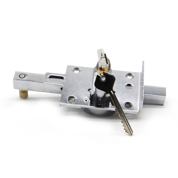 Security Stainless Steel Iron Bolt push Door Latch cerrojos de seguridad Sliding shutter push to open latch locks With Keys