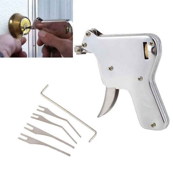 Locksmith Tools 8-806 Lock Opening Gun Lock Pick Set Dimple Lock Bump Gun