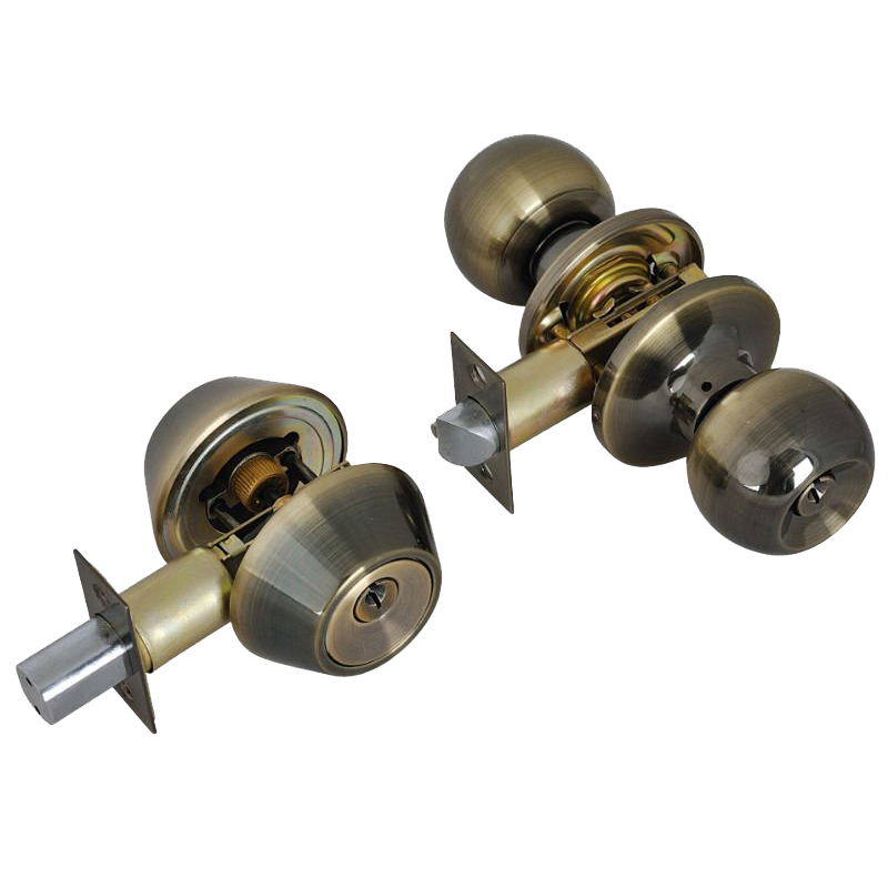 Grade 1 Residential Entrance Privacy Bathroom Bedroom Interior Tubular Cylindrical knob door cylinder locks and levers