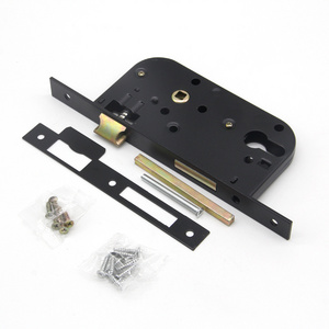 High Quality Private 40mm Backset Door Handle French Mortise  door Lock Body