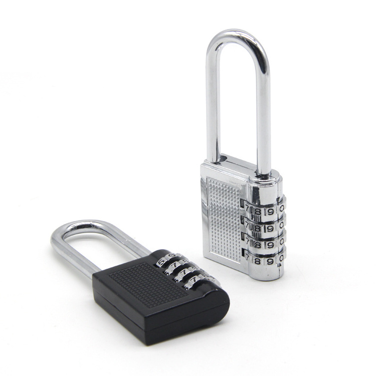 Aluminium Combination Padlock 4 Digit Code Lock Digital Code Key padLock