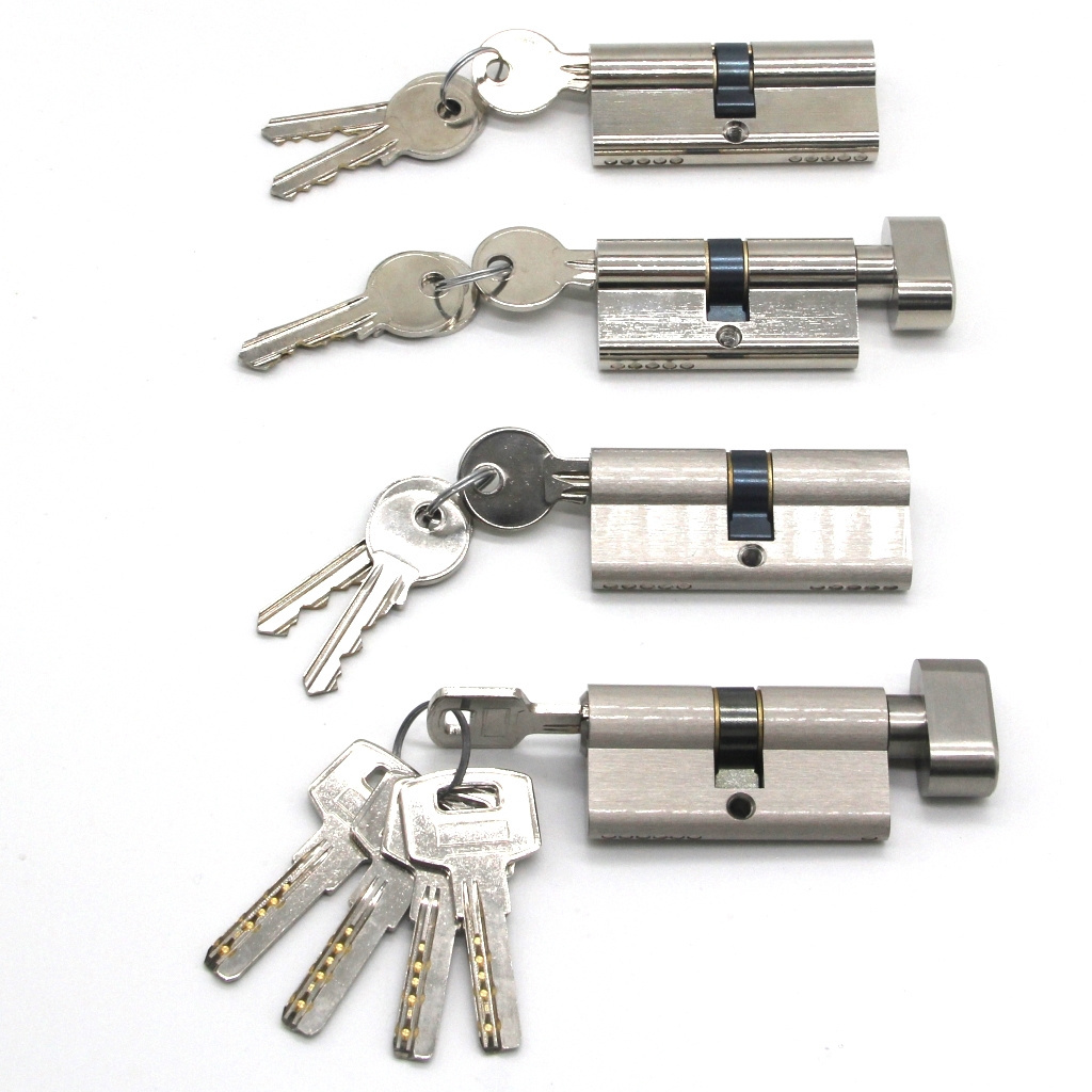 European Master Key System 70/80mm Brass lock cylinder cilindro de puerta An-drill Mortise mortice Door Lock Cylinder