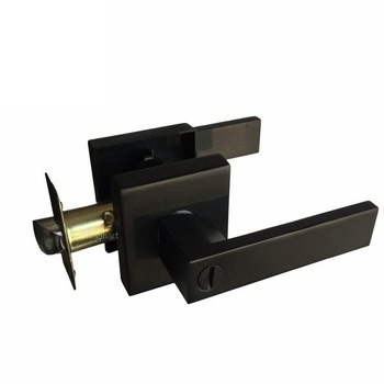 Heavy Duty Tubular Leverset  Entrance Toilet Bathroom Privacy Latch Handle  lever  Door Lock