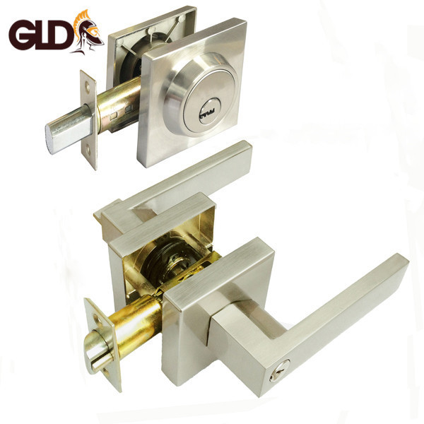 Heavy Duty Passage Privary Entrance Toilet BathroomTubular Lever lock bedroom door handle lock set