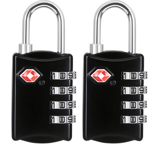 TSA custom Luggage bag lock 309 Zinc alloy 4 Digital Code combination padlock