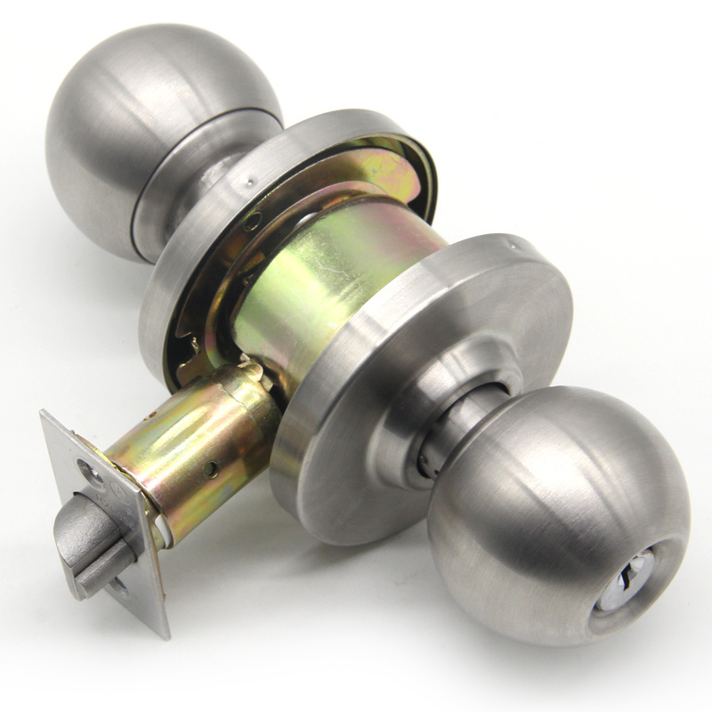 South American Market 587 Ball lock Stainless Steel Bedroom door knob Lock