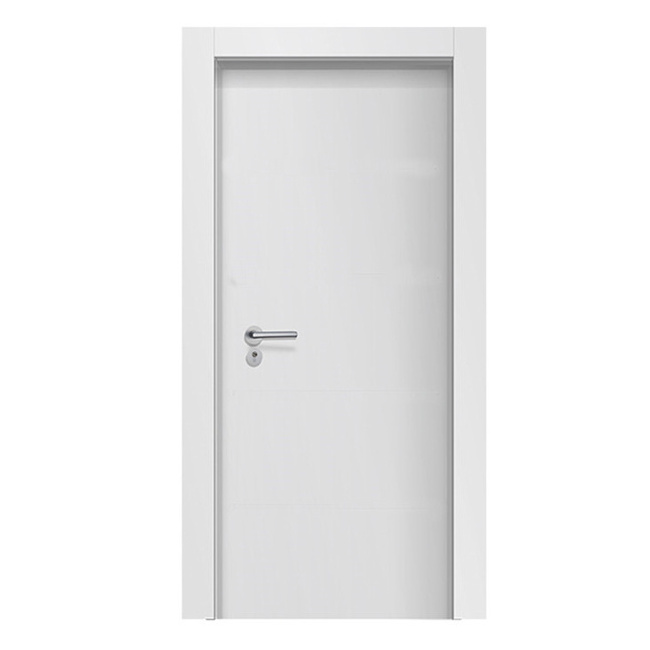 China Factory Outlet Wood Plastic Composite WPC Polymer Interior Door and Door Frame Set