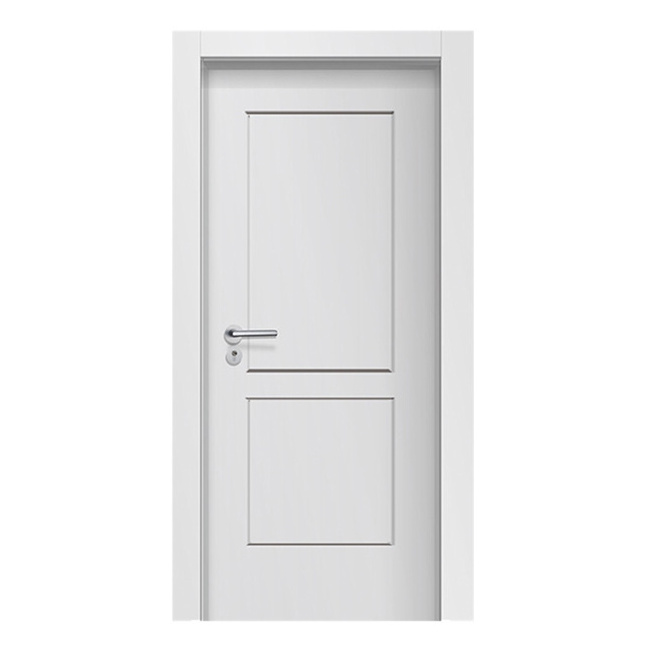 China Factory Outlet Wood Plastic Composite WPC Polymer Interior Door and Door Frame Set