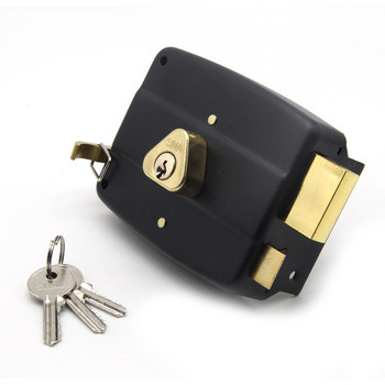 Waterproof 540-3 Gate Lock  Safety Brass Zinc alloy DeadBolt Outside Rim Door Lock