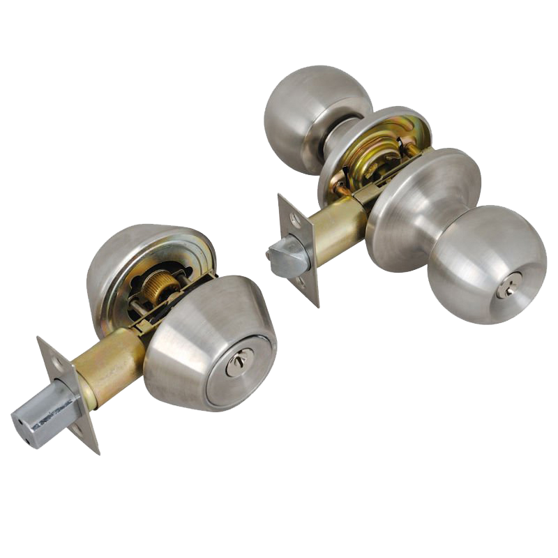 Grade 1 Residential Entrance Privacy Bathroom Bedroom Interior Tubular Cylindrical knob door cylinder locks and levers