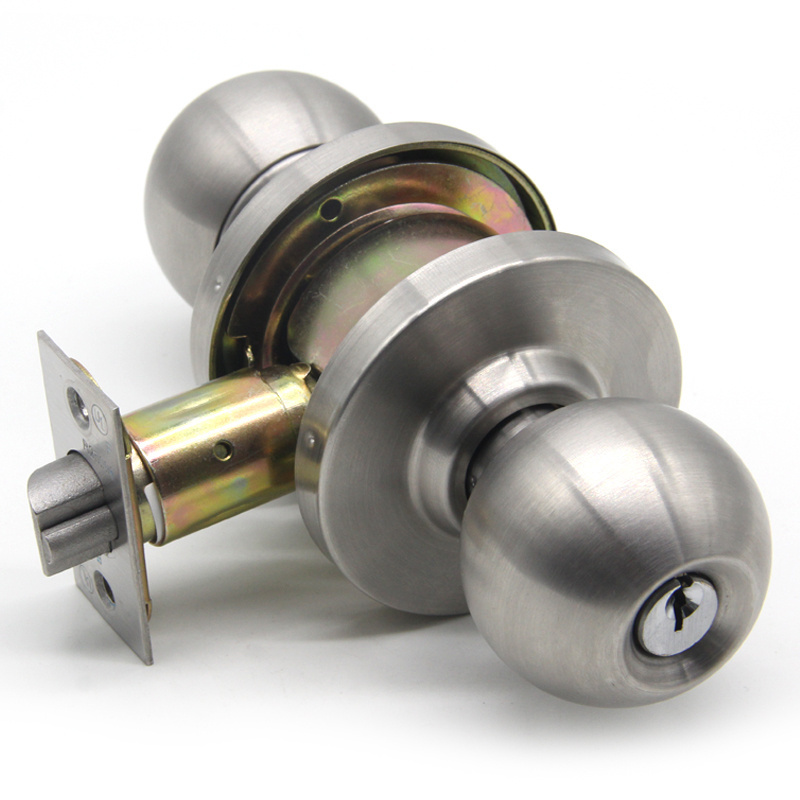 South American Market 587 Ball lock Stainless Steel Bedroom door knob Lock