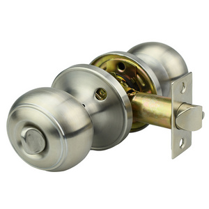 South American Market 587 Ball lock Stainless Steel Bedroom door knob Lock