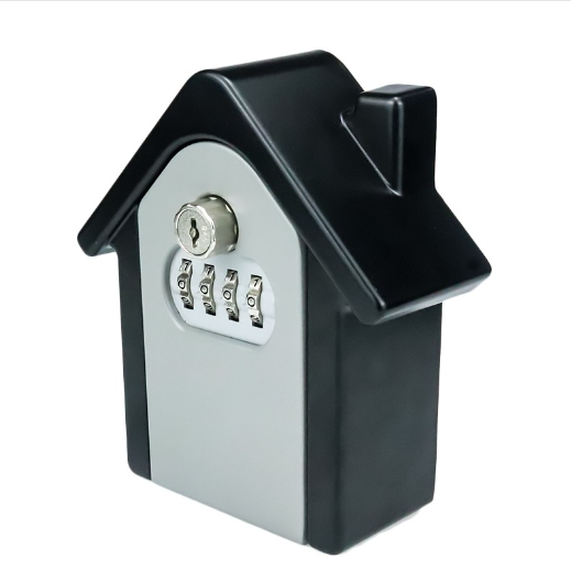 Top Selling House Shaped Safe Key Lock Box 4 Numbers Password Metal Combination key box