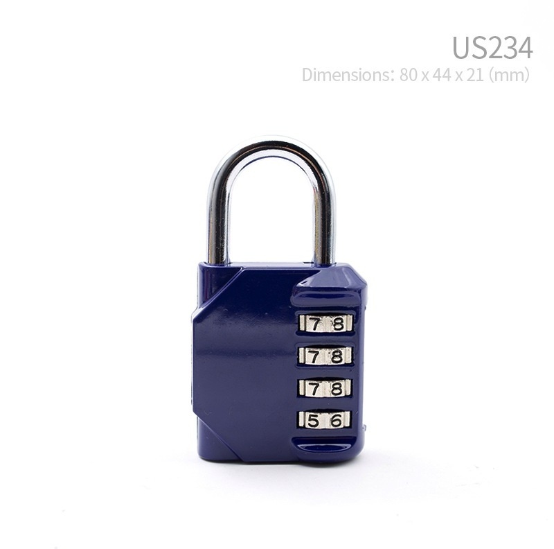 Wholesale Keyless School Gym lock 4 Digit password lock Zinc Alloy Password Padlock