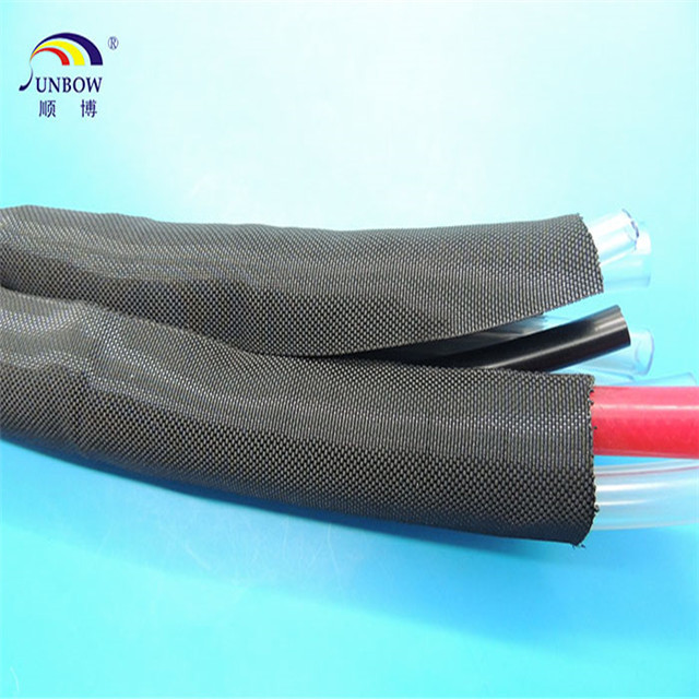 PET Expandable Cable Wrap With Magic Tape