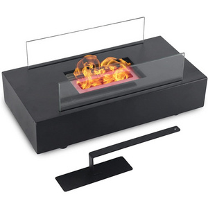 SUNBOW factory Parties Events Portable Tabletop Fireplace Clean Burning Rectangular Tabletop Fire Bowl Pit Tischkamin Tischfeuer